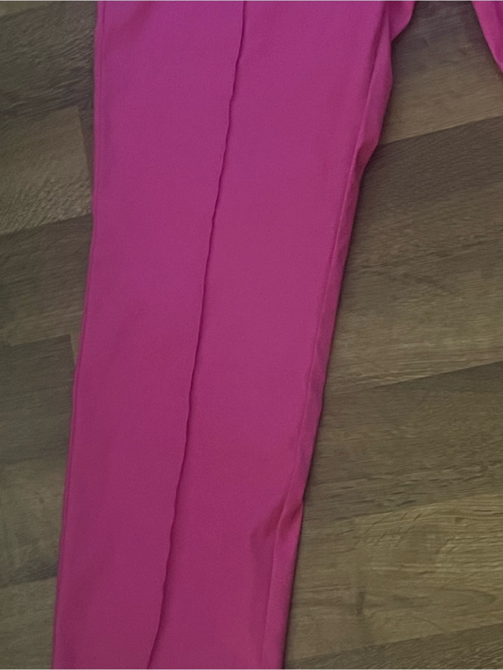Crown and Ivy Pink Tailored Ponte Ankle Pants. 16. Barbie. Dopamine. Colorful. - Picture 3 of 4